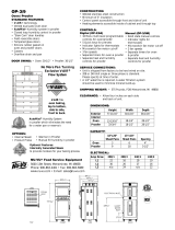 Nu-Vu Food Service System OP-3/9 Datasheet