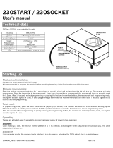 JCM Technologies 230Start/ 230 Socket User manual