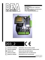 DEA SYSTEM 203 2 Owner's manual