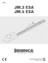Beninca JM3/JM4 ESA User guide