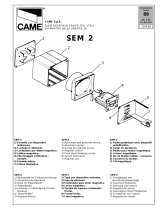 CAME SEM 2 Owner's manual