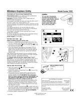Chamberlain LiftMaster 787E Owner's manual