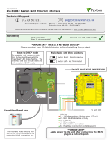 Paxton Net2 Ethernet Interface User guide