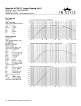 Eminence BASSLITESC1032 User guide