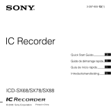 Sony ICD-SX68 Owner's manual