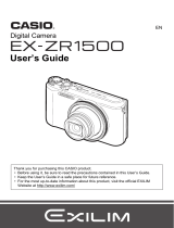 Casio EX-ZR1500 User manual