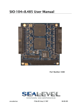 SeaLevel SIO-104+8.485 User manual