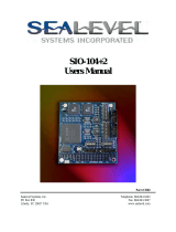 SeaLevel SIO.104+2 User manual