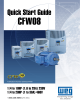 WEG CFW-08 Quick start guide
