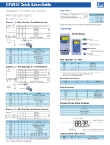 WEG CFW100 Quick start guide