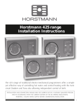 Horstmann 425 Coronet Installation guide