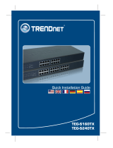 Trendnet TEG-S240TX Quick Installation Guide