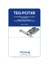 Trendnet TEG-PCITXR User guide