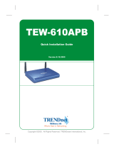 Trendnet TEW-610APB Quick Installation Guide