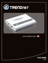 Trendnet TU2-HDMI Owner's manual