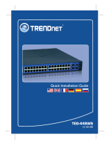 Trendnet RB-TEG-448WS Quick Installation Guide