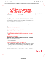 Novell GroupWise 7 Quick start guide