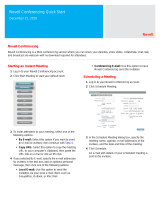 Novell Conferencing 2.0  Quick start guide