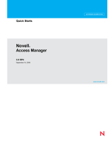 Novell Access Manager 3.0 SP4  Quick start guide