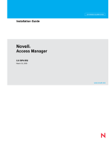 Novell Access Manager 3.0 SP4  Installation guide