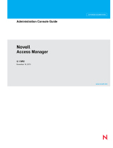 Novell Access Manager 3.1 SP2  User guide