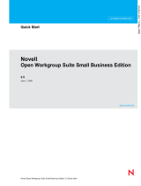 Novell Open Workgroup Suite Small Business Edition 2.5  Quick start guide