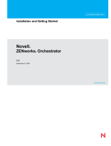 Novell ZENworks Orchestrator 1.3 Quick start guide