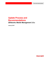 Novell ZENworks Mobile Management 3.0 Operating instructions