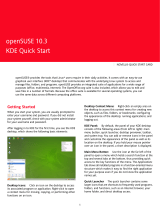 Novell openSUSE 10.3 Quick start guide