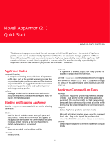 Novell openSUSE 10.3 Quick start guide