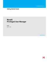 Novell Privileged User Manager 2.2.2 Quick start guide