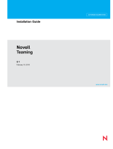 Novell Teaming 2.1  Installation guide