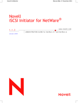 Novell iSCSI Initiator 1.1.3  Administration Guide