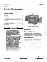 Enardo 7 Series Flame Arrestor Owner's manual