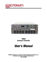 Crown FM500 User manual
