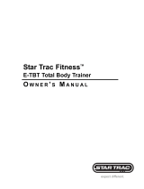 Star Trac E Series TBT E-TBT G1 Owner's manual