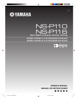 Yamaha NS-P116 Owner's manual