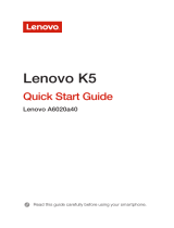 Lenovo K A6020-A40 Owner's manual