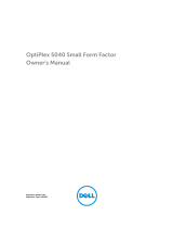 Dell OptiPlex 5040 Owner's manual