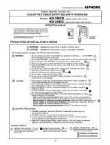Aiphone KB-3MRD Operating instructions