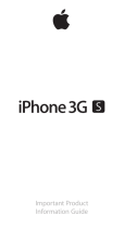 Apple iPhone iPhone 3GS User manual