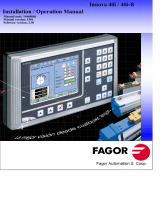 Fagor DRO Visualizadores para otras aplicaciones 40i Owner's manual