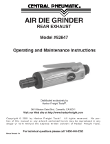 Central Pneumatic Item 52847 Owner's manual
