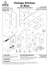 KidKraft Vintage Play Kitchen - Blue Assembly Instruction