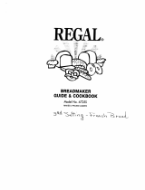 Regal K6725S 3rd Setting French Bread User guide