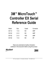 3M MicroTouch™ Electronics EX, Surface Capacitive Controller, Serial User guide