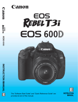 Canon EOS Rebel T3i 18-135mm IS Kit User manual