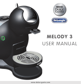 De'Longhi NESCAFE Dolce Gusto Melody 3 Coffee Machine User manual