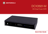 Motorola DCX3501-M Quick start guide
