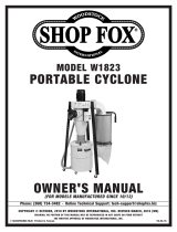 Shop fox W1823 Owner's manual